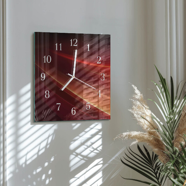 Orologio quadrato Astrazione