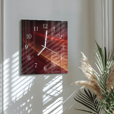 Orologio quadrato Astrazione