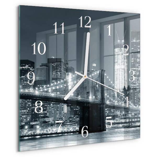 Orologio quadrato Ponte orizzontale