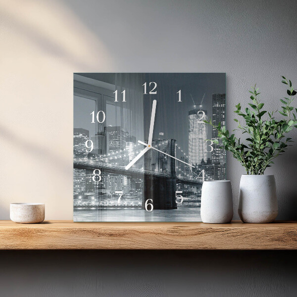 Orologio quadrato Ponte orizzontale