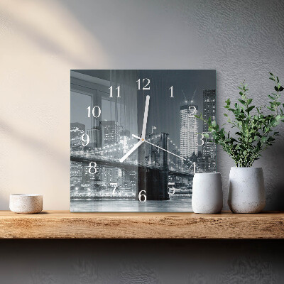 Orologio quadrato Ponte orizzontale