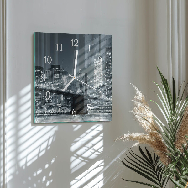 Orologio quadrato Ponte orizzontale