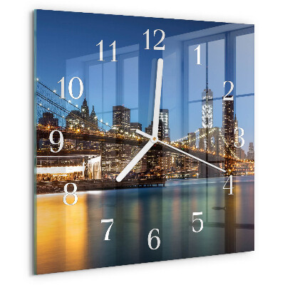 Orologio quadrato Ponte orizzontale