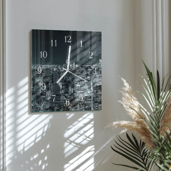 Orologio quadrato Notte dell'orizzonte
