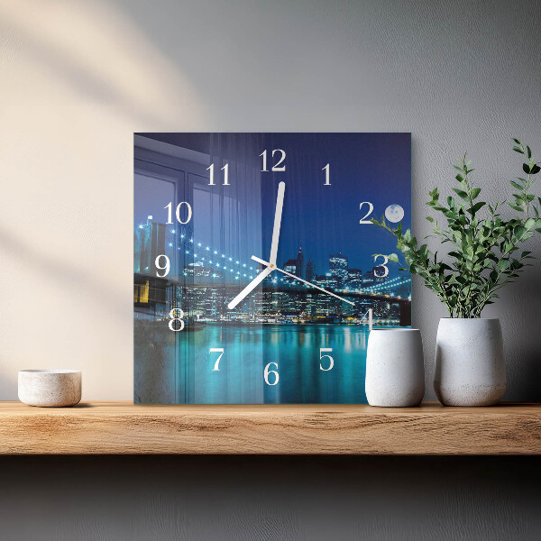 Orologio quadrato Notte dell'orizzonte
