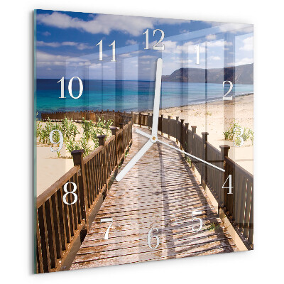 Orologio quadrato Spiaggia Mare
