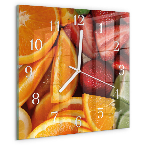 Orologio quadrato Frutta