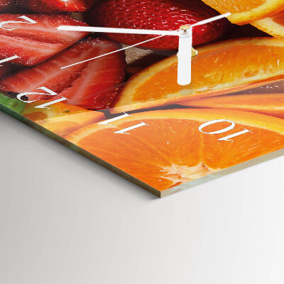 Orologio quadrato Frutta