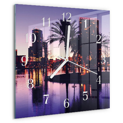 Orologio quadrato Palme della Florida