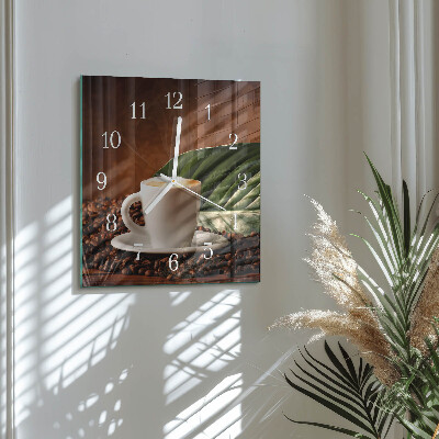 Orologio quadrato Tazza di caffè