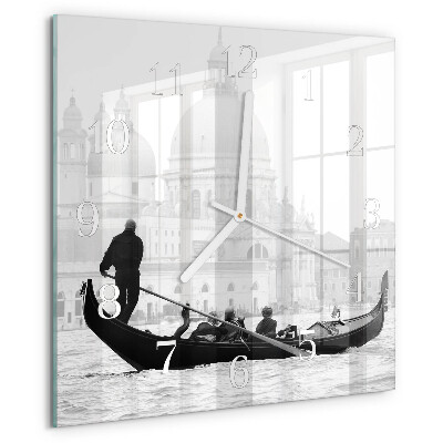 Orologio quadrato La barca veneziana