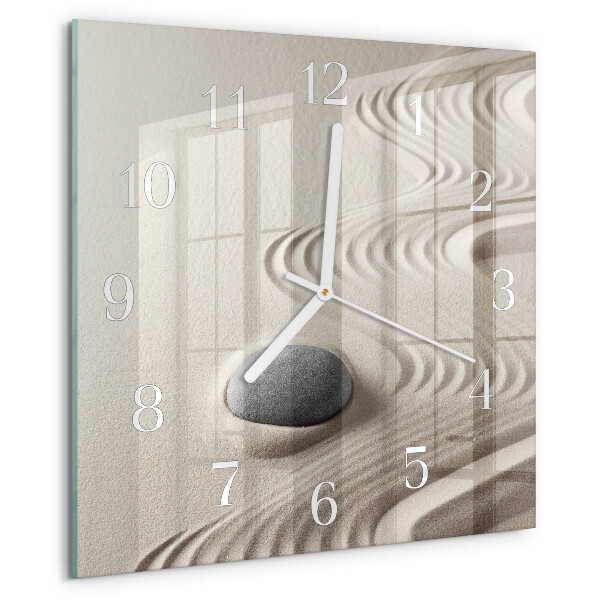 Orologio quadrato Sabbia di pietra