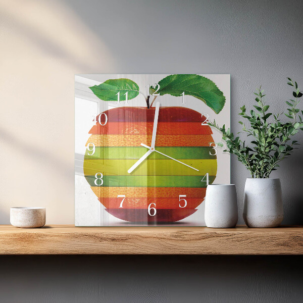 Orologio quadrato Mela