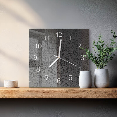 Orologio quadrato Gocce d'acqua