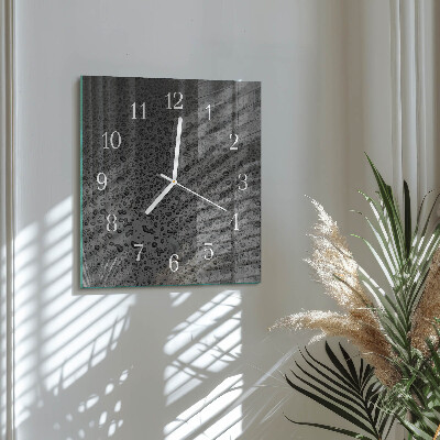 Orologio quadrato Gocce d'acqua
