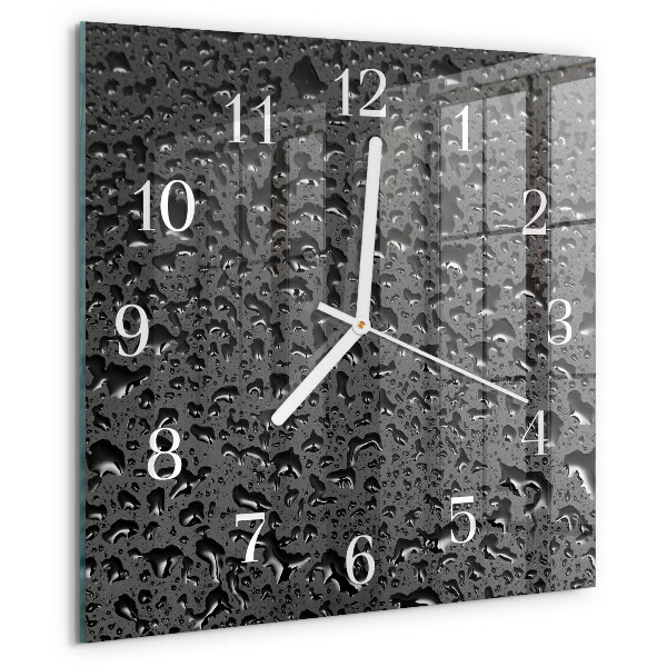 Orologio quadrato Gocce d'acqua