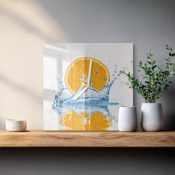 Orologio quadrato Acqua d'arancia