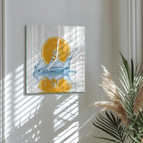Orologio quadrato Acqua d'arancia