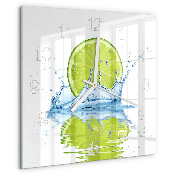 Orologio quadrato Acqua di calce
