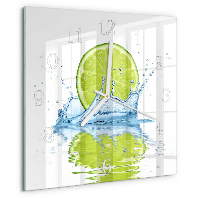 Orologio quadrato Acqua di calce
