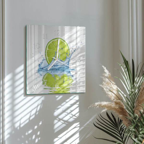 Orologio quadrato Acqua di calce