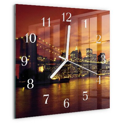 Orologio quadrato Ponte orizzontale