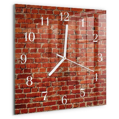 Orologio quadrato Muro di mattoni