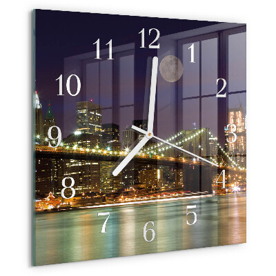 Orologio quadrato Ponte orizzontale