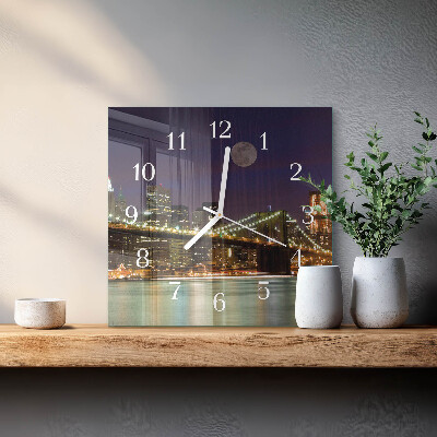 Orologio quadrato Ponte orizzontale