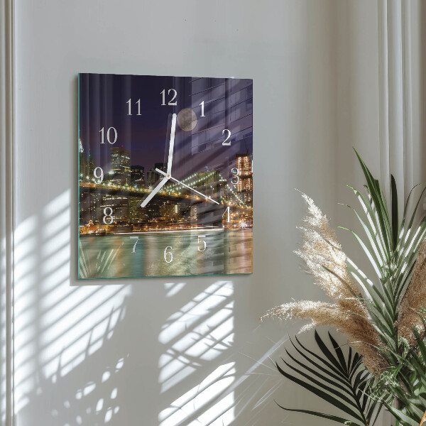 Orologio quadrato Ponte orizzontale
