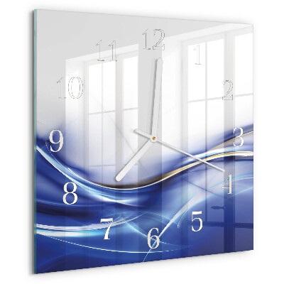 Orologio quadrato Linee astratte