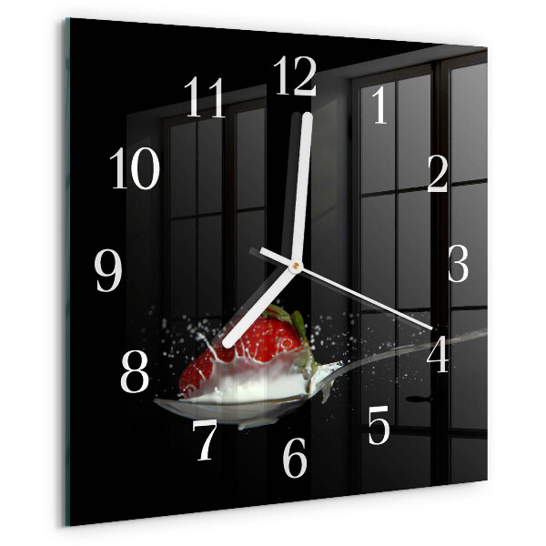 Orologio quadrato Fragola