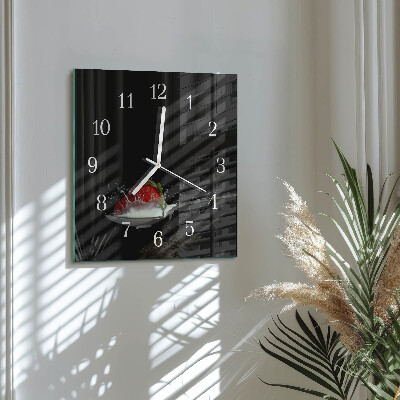 Orologio quadrato Fragola