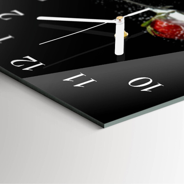 Orologio quadrato Fragola