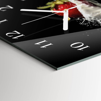 Orologio quadrato Fragola