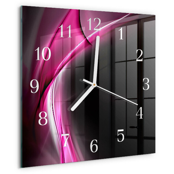Orologio quadrato Linee astratte