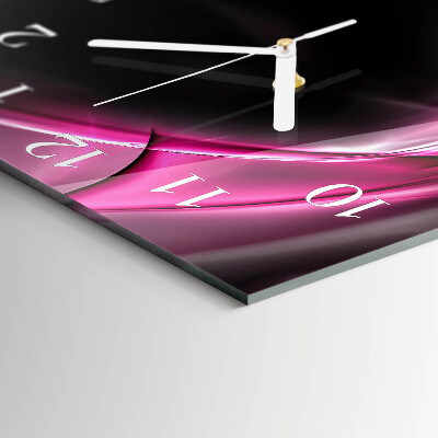 Orologio quadrato Linee astratte