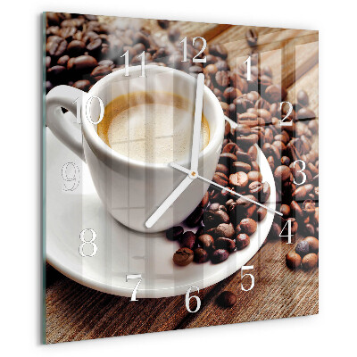 Orologio quadrato Tazza di caffè