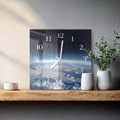 Orologio quadrato L'universo della Terra