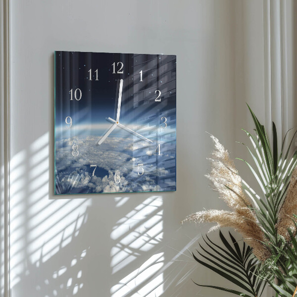 Orologio quadrato L'universo della Terra