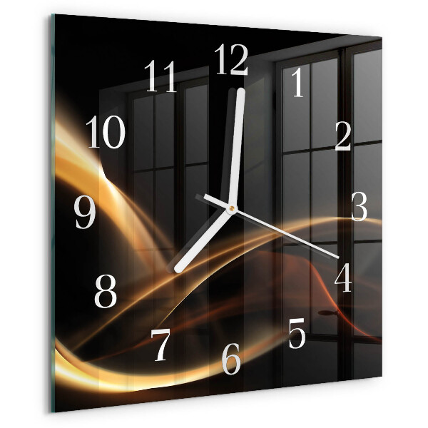 Orologio quadrato Linee astratte
