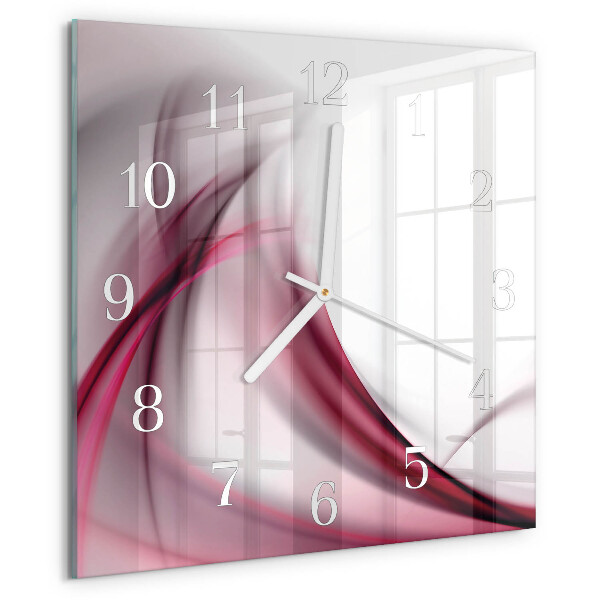 Orologio quadrato Linee astratte