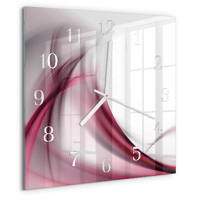 Orologio quadrato Linee astratte
