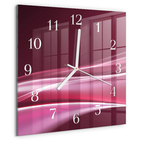 Orologio quadrato Linee astratte