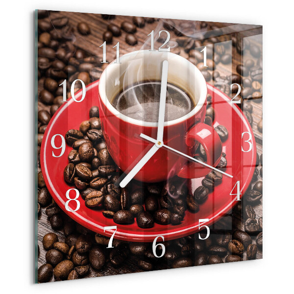 Orologio quadrato Tazza di caffè