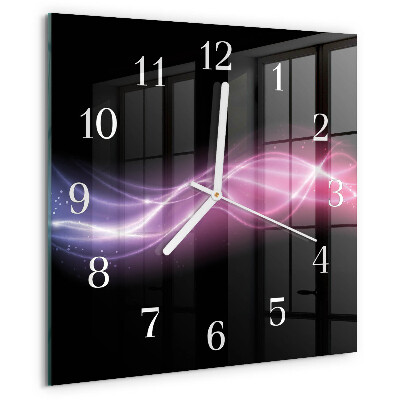 Orologio quadrato Linee astratte