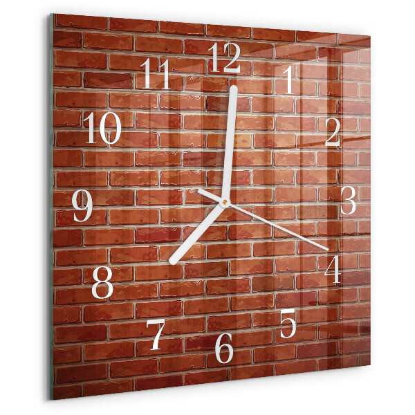 Orologio quadrato Muro di mattoni