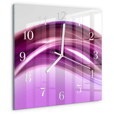 Orologio quadrato Linee astratte