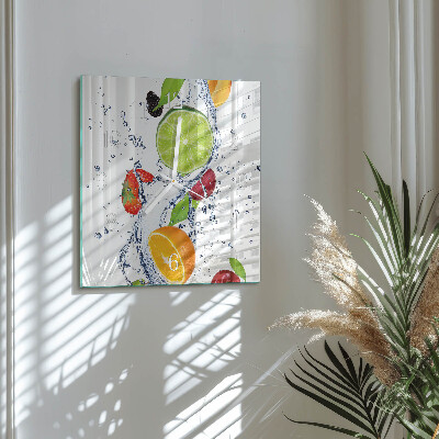 Orologio quadrato Frutta Limone