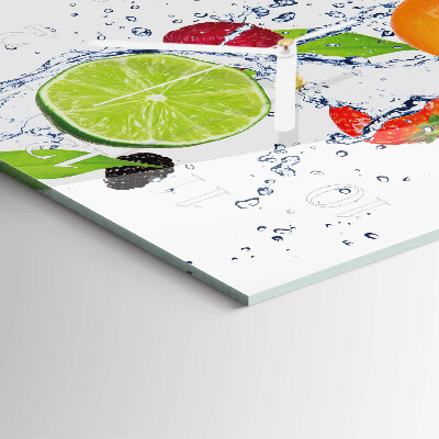 Orologio quadrato Frutta Limone